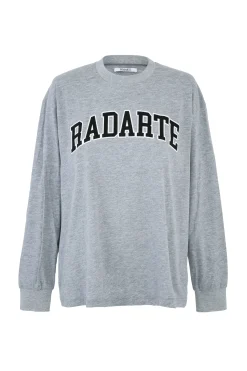 Long Sleeve Radarte Collegiate Logo Oversize Shirt