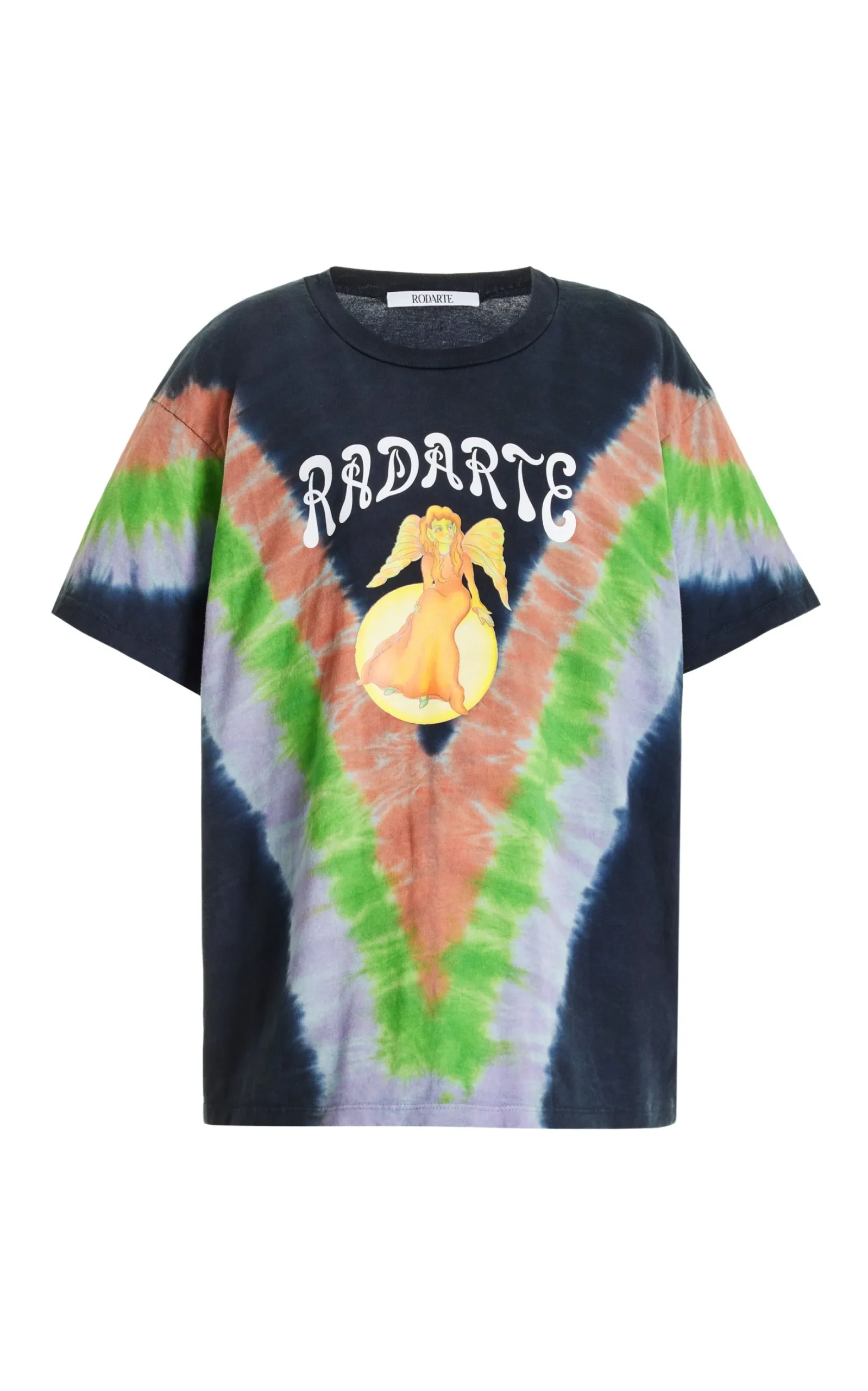 Tie Dye Fairy Print Radarte T-Shirt