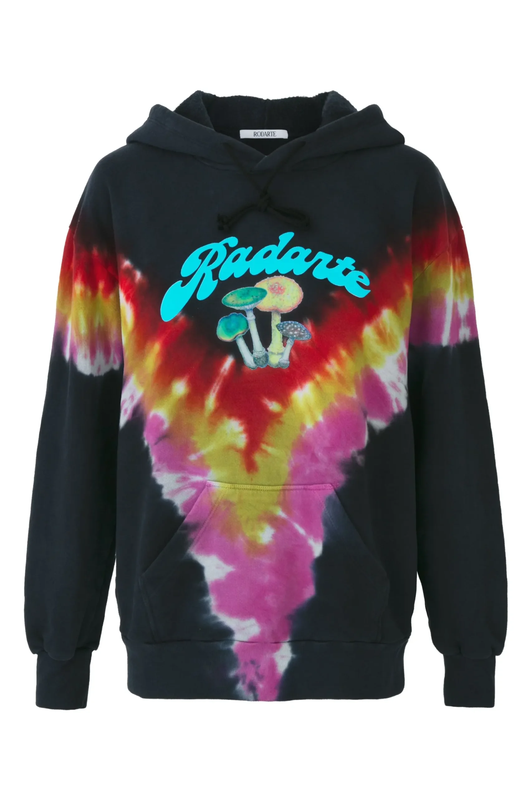Tie Dye Mushroom Print Radarte Hoodie